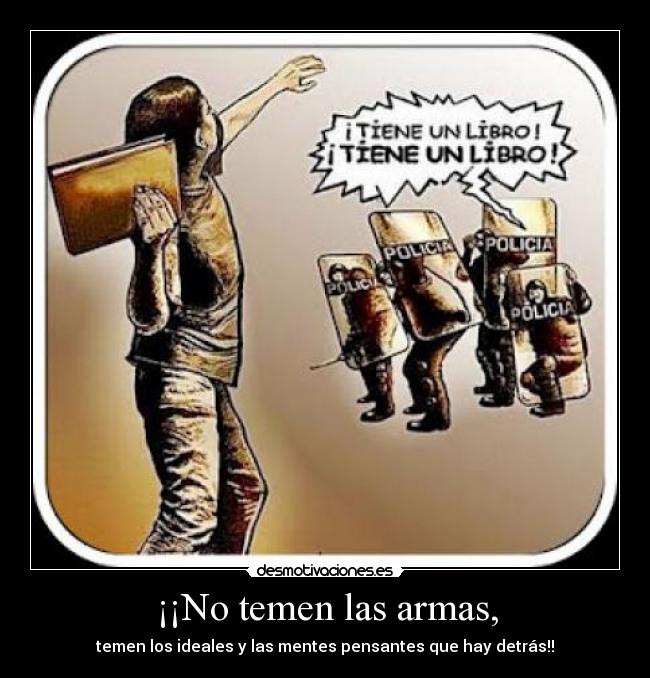 ¡¡No temen las armas, - 