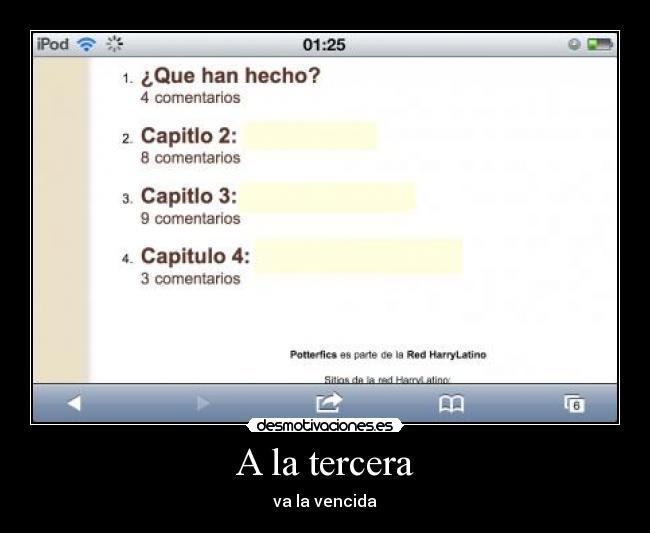 A la tercera - va la vencida