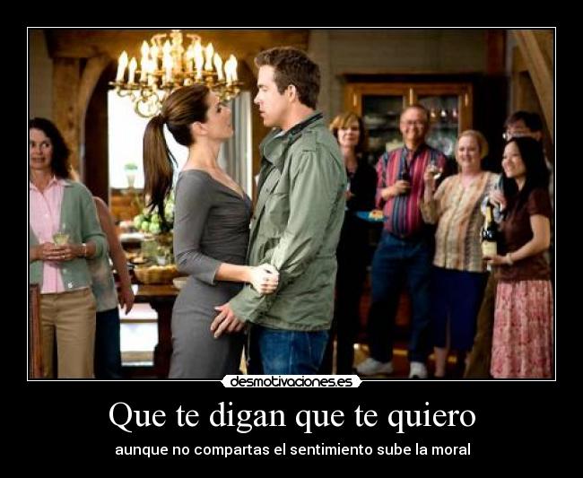 Que te digan que te quiero -