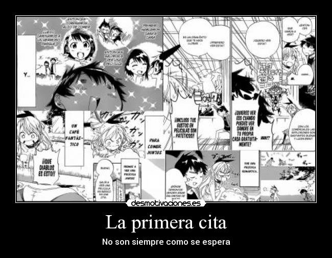 La primera cita - No son siempre como se espera