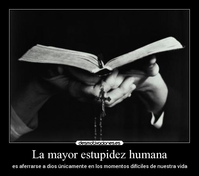 La mayor estupidez humana - 