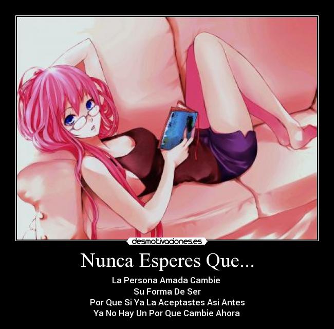 Nunca Esperes Que... -