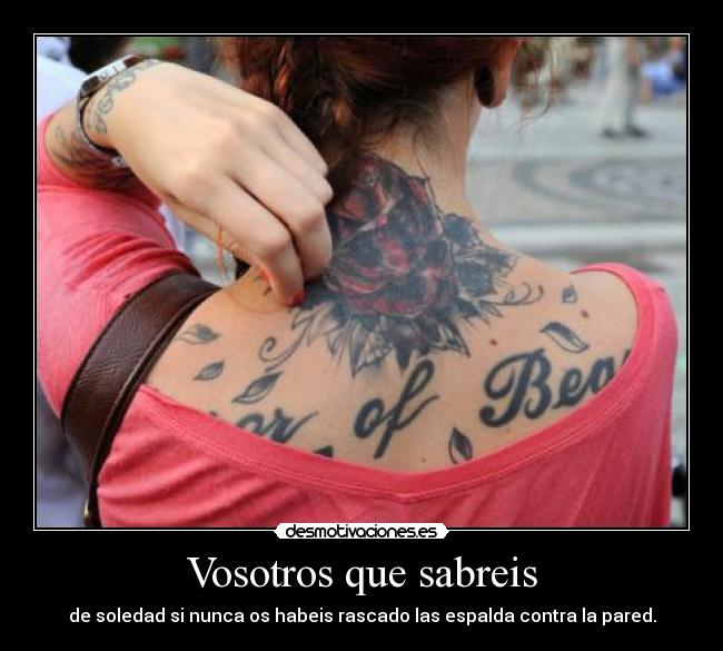 Vosotros que sabreis -