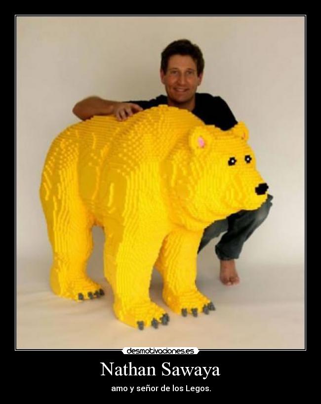 Nathan Sawaya - amo y señor de los Legos.