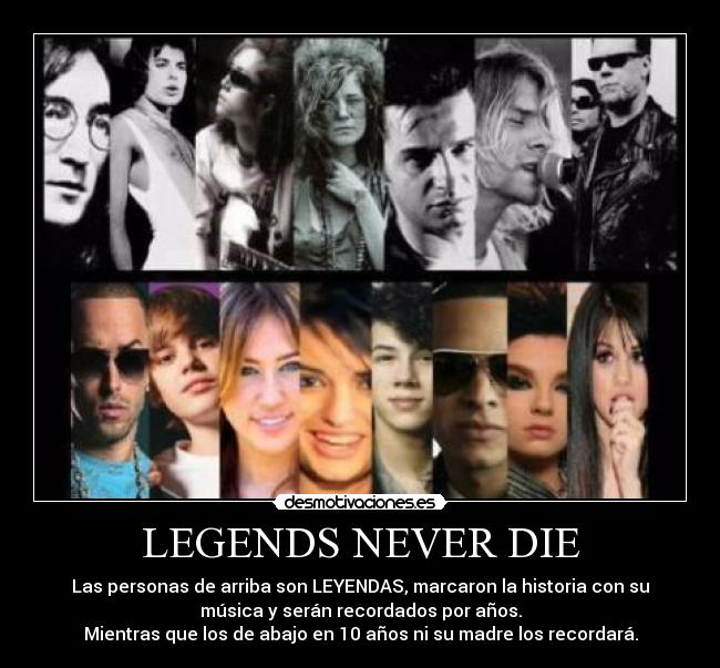 LEGENDS NEVER DIE -