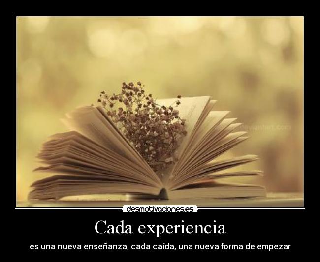 Cada experiencia -