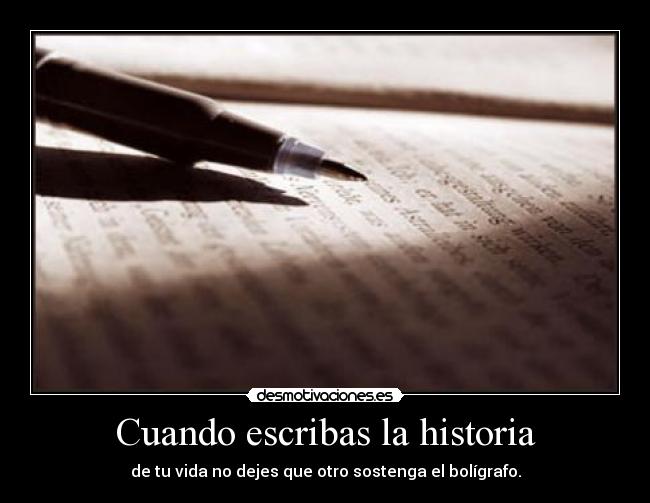 Cuando escribas la historia - 