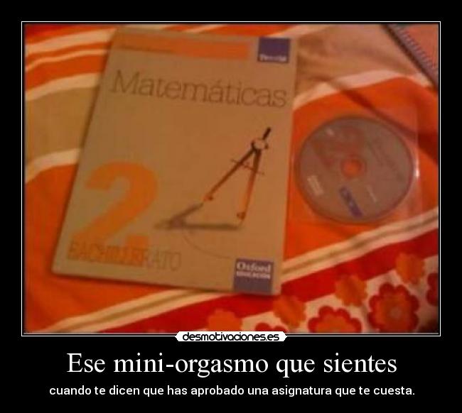 Ese mini-orgasmo que sientes -