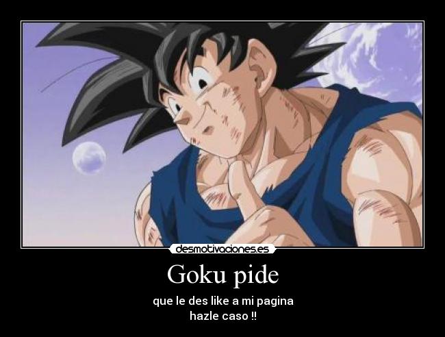 Goku pide -