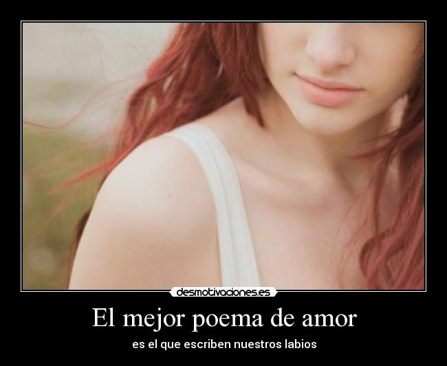 El mejor poema de amor -