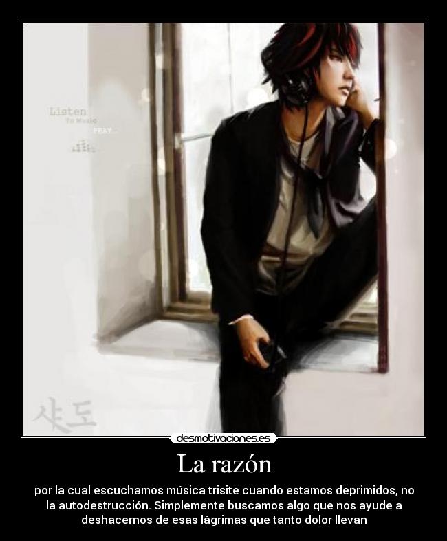 carteles razon musica autodestruccion shilay desmotivaciones