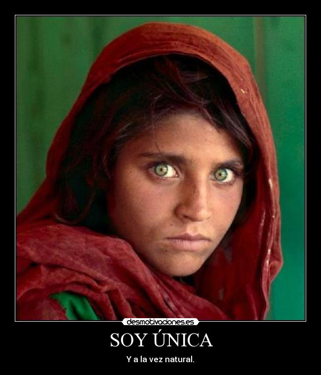 SOY ÚNICA - Y a la vez natural.