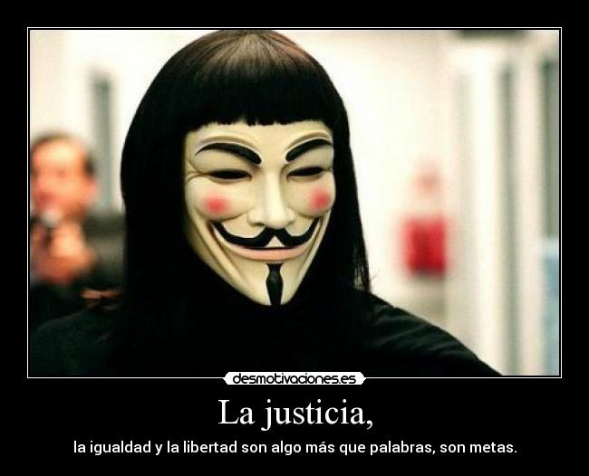 La justicia, -