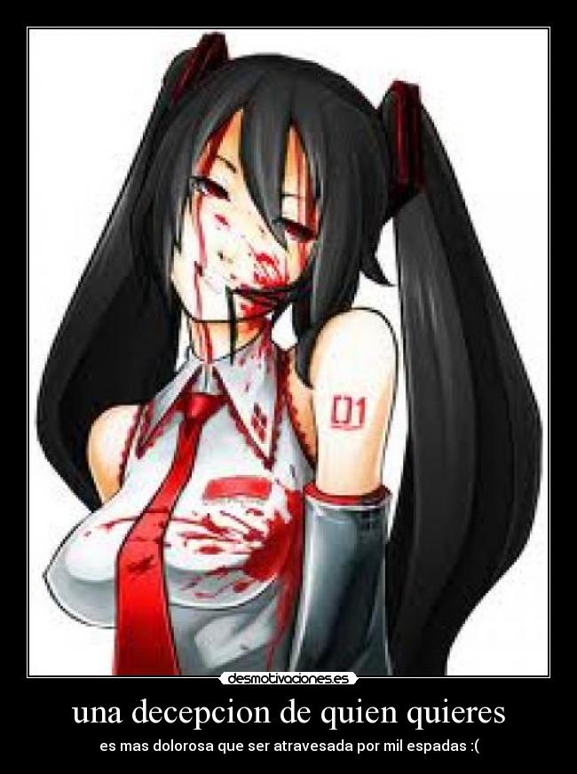 una decepcion de quien quieres -