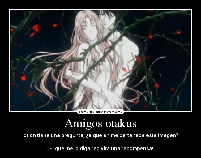 Amigos otakus - orion tiene una pregunta, ¿a que anime pertenece esta imagen?

¡El que me lo diga recivirá una recompensa!