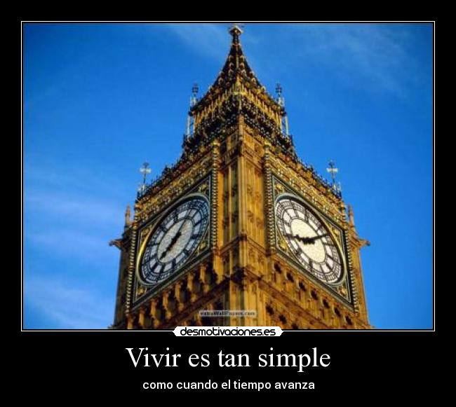 Vivir es tan simple -