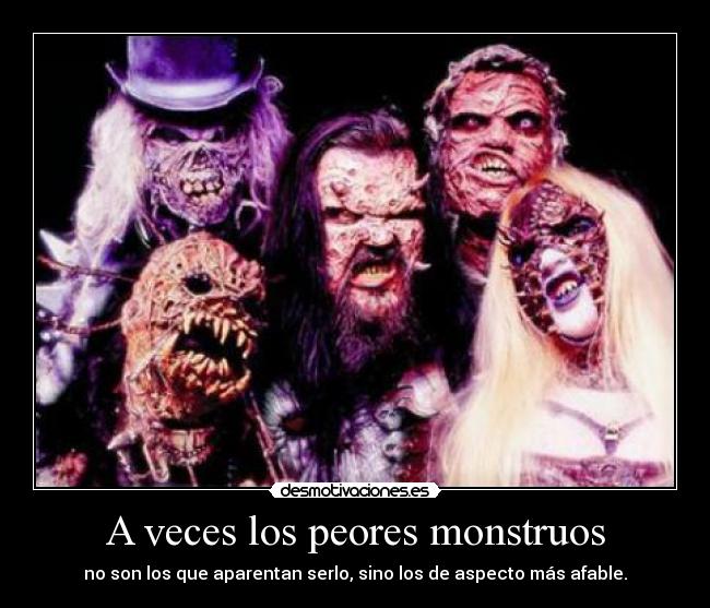 A veces los peores monstruos - 
