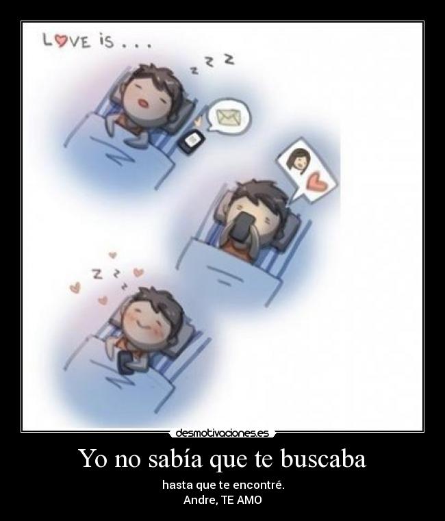 Yo no sabía que te buscaba -