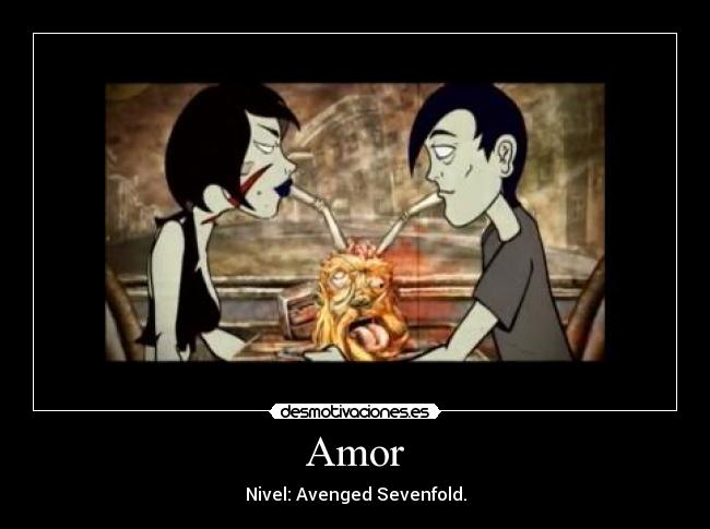 carteles amor sevenfold desmotivaciones