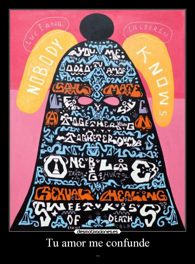 Tu amor me confunde -
