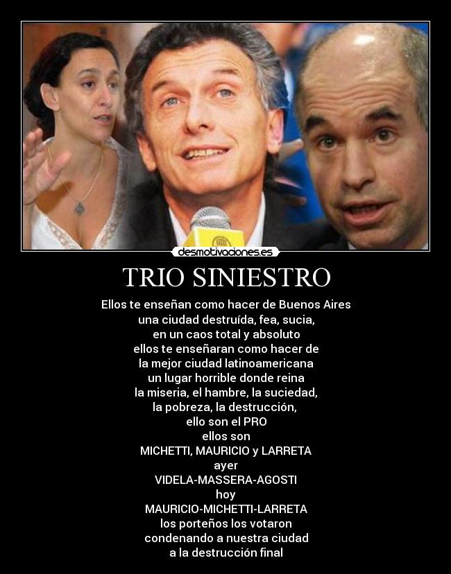 TRIO SINIESTRO - 