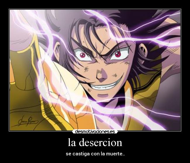 la desercion -