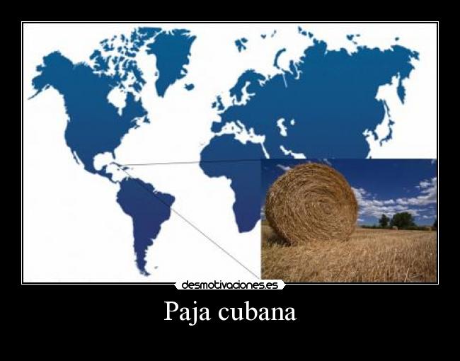 Paja cubana -