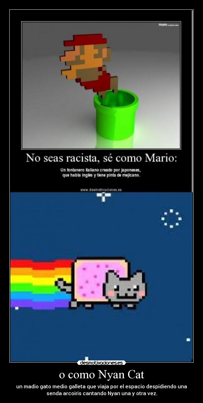 carteles nyan cat desmotivaciones