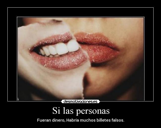 Si las personas - 