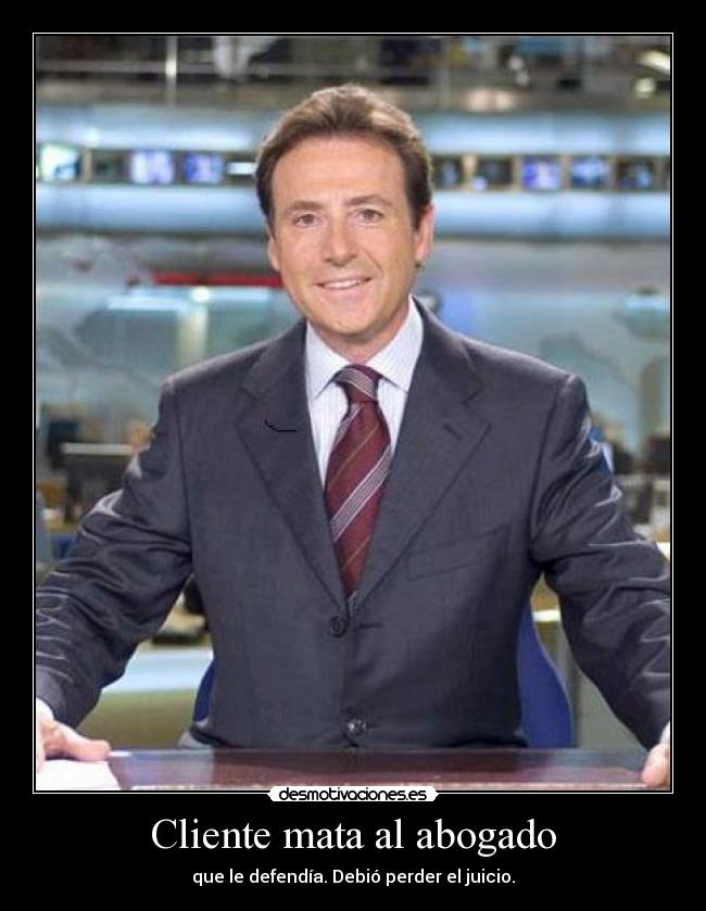 Cliente mata al abogado -