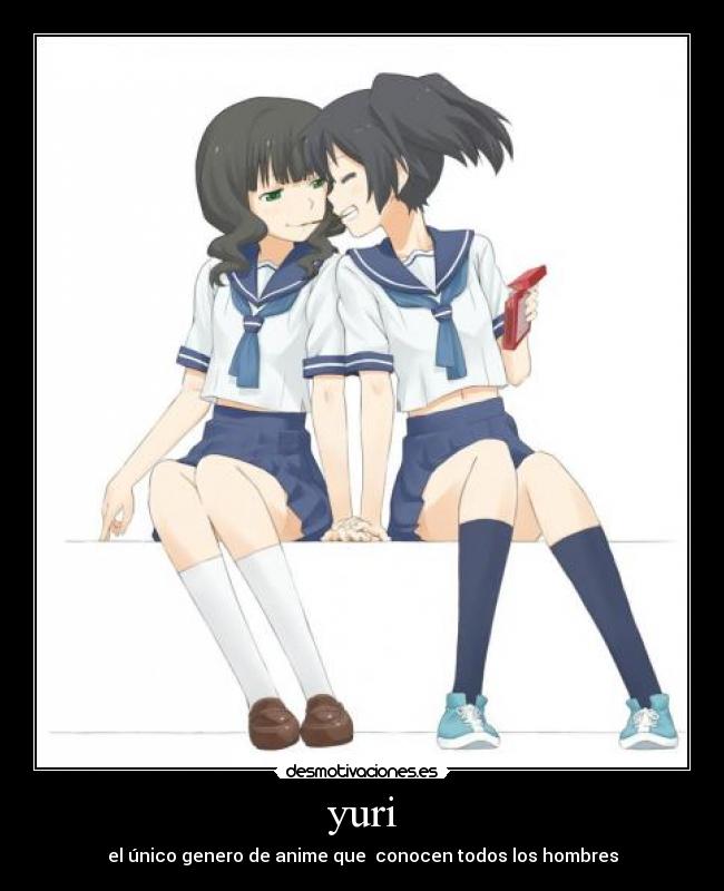 yuri - el único genero de anime que conocen todos los hombres