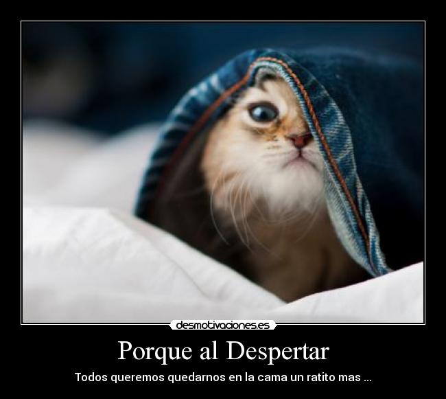 Porque al Despertar -