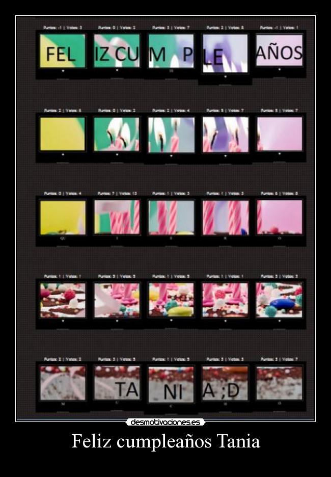 Feliz cumpleaños Tania - ♥