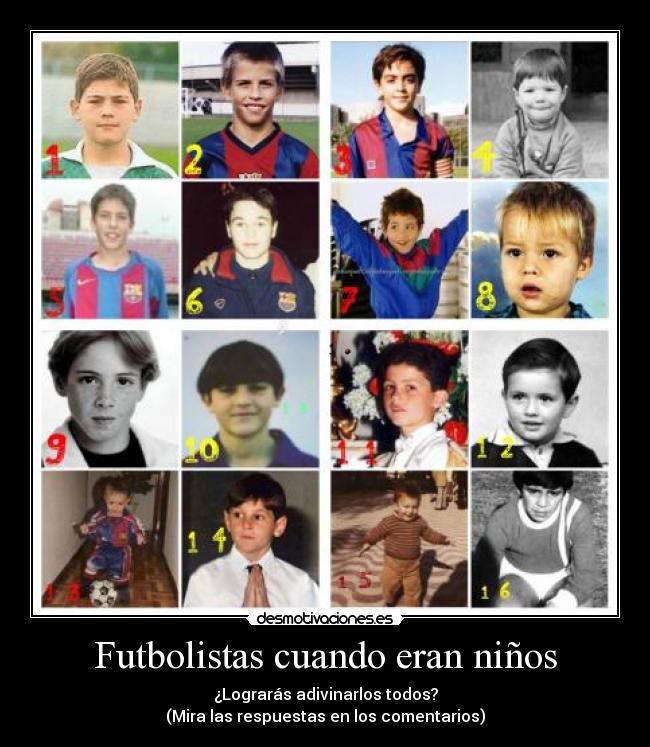 carteles futbolistas depequnos desmotivaciones