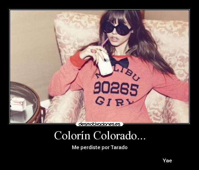 Colorín Colorado... -