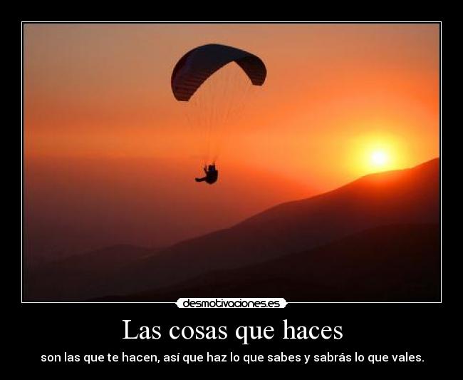 Las cosas que haces - 