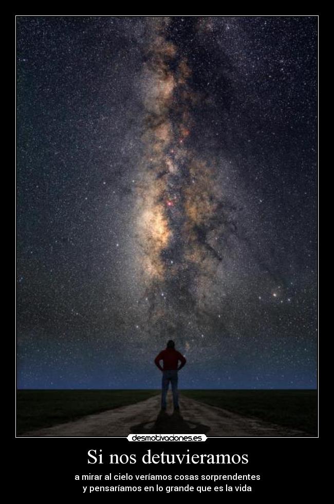 Si nos detuvieramos -
