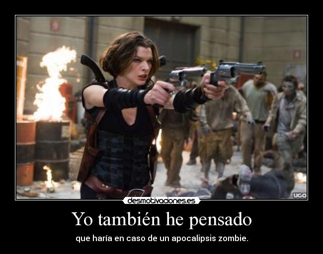 carteles amo los zombies desmotivaciones