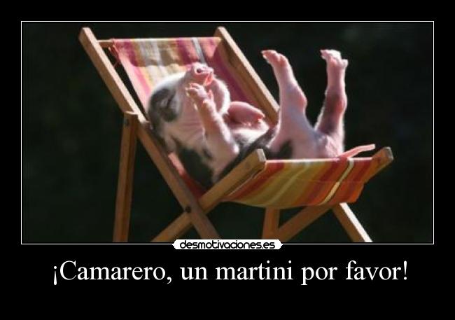 ¡Camarero, un martini por favor! - 