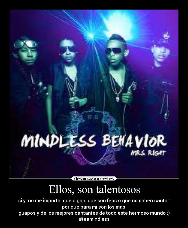 Ellos, son talentosos - 