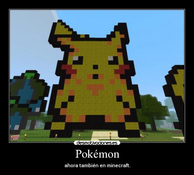 Pokémon - ahora también en minecraft.
