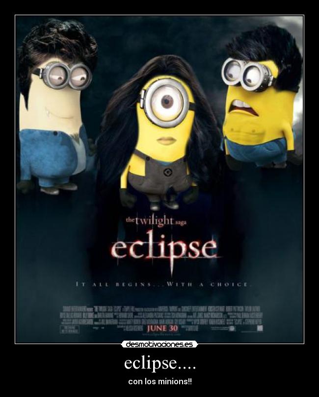 eclipse.... - con los minions!!