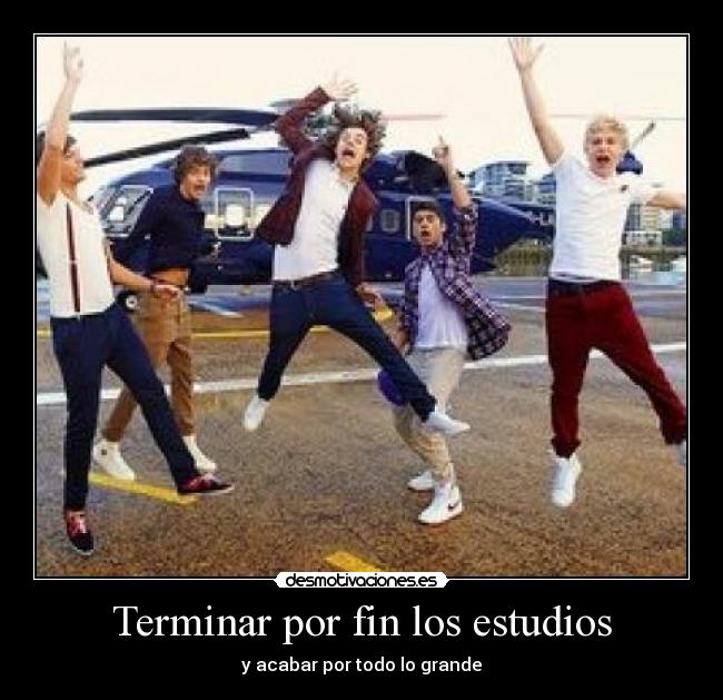 Terminar por fin los estudios - 