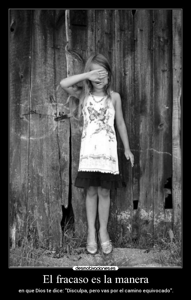 El fracaso es la manera -