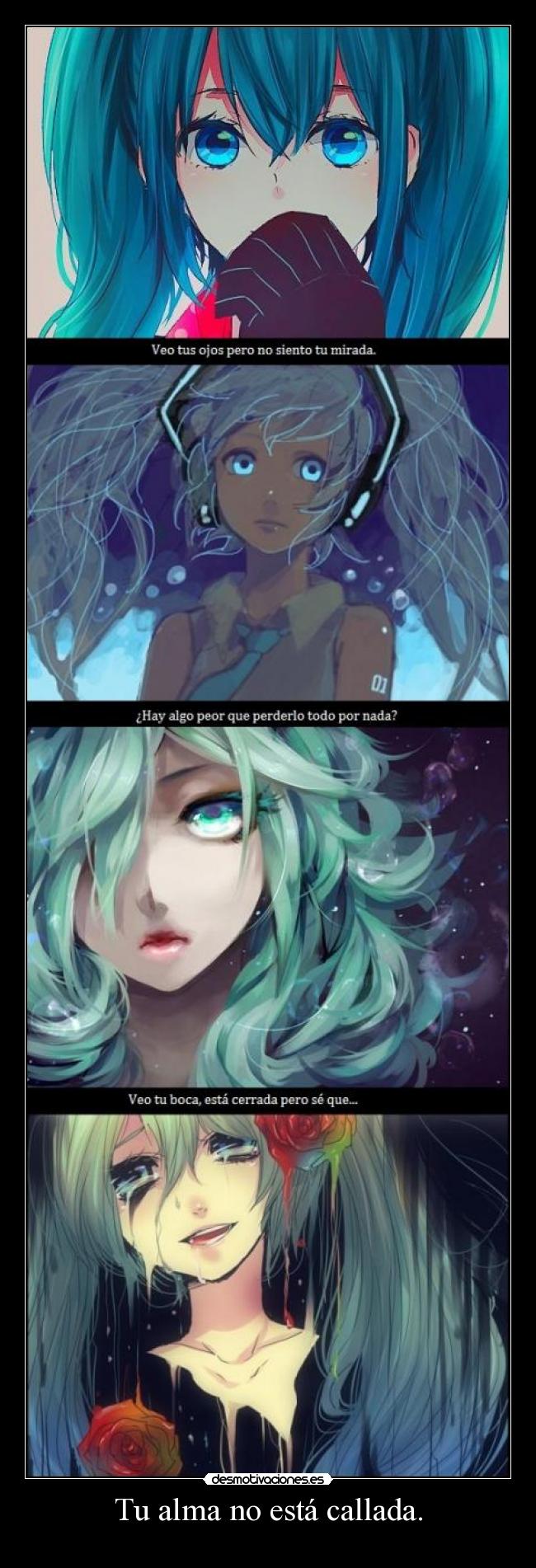 carteles alma vocaloid miku hatsune harukaze desmotivaciones