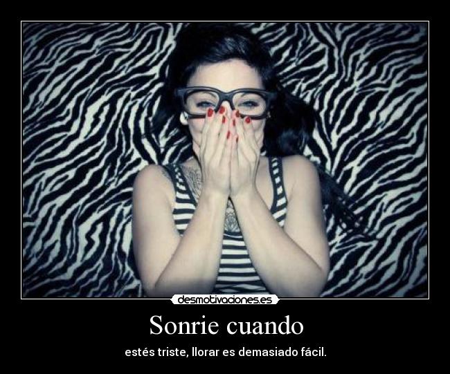 Sonrie cuando -