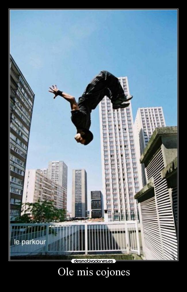 Ole mis cojones -