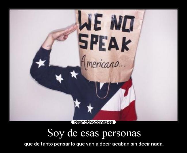 Soy de esas personas - 