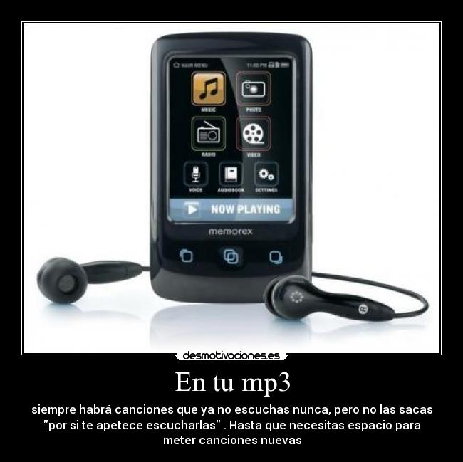 En tu mp3 -