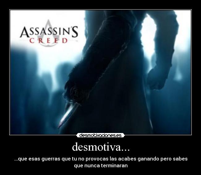 carteles assassin creed desmotivaciones